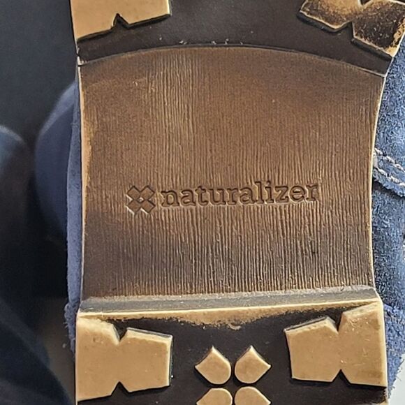 Naturilizer Blue Suede Boots - Picture 6 of 11